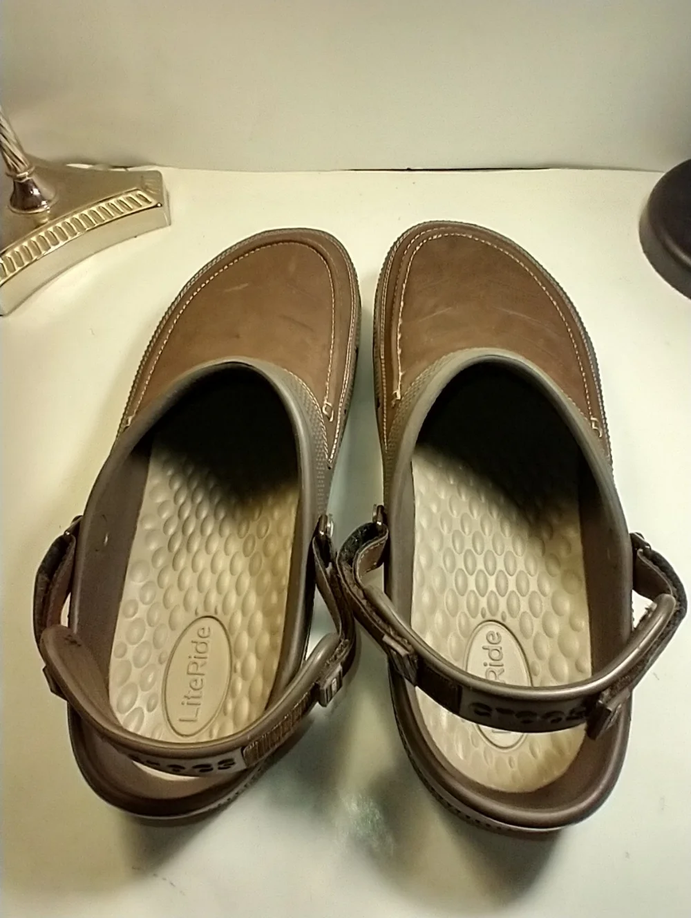 Crocs Yukon Vista II LiteRide Brown Clogs Shoes Men's sz 15 - Picture 8 of 11